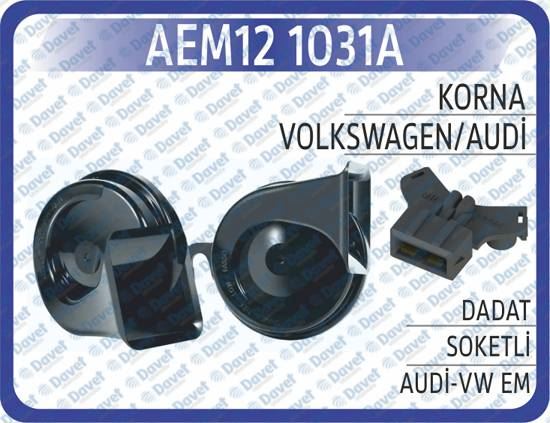 AEM 121031A Korna Dadat Soketli Audi-Vw Eski Tip 12v
